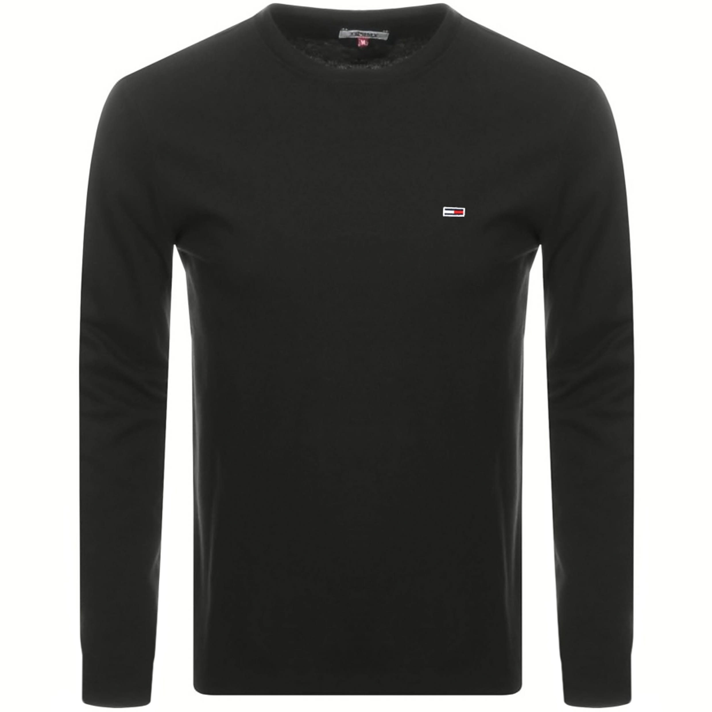 Alternative Image for ProductTommy Jeans Classic Long Sleeve T Shirt Black1